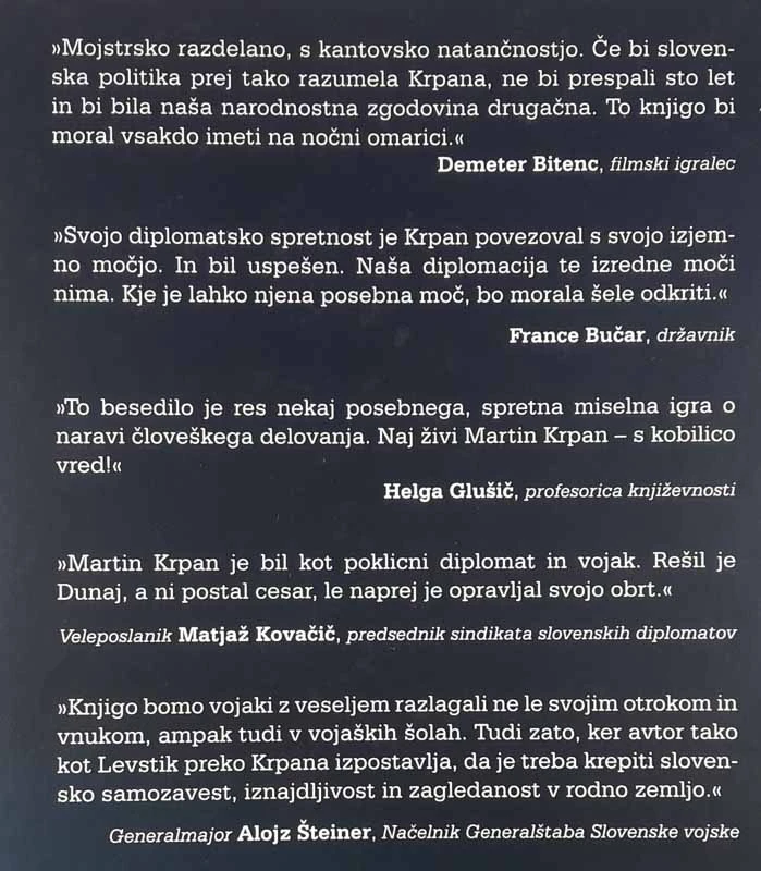 MARTIN KRPAN DIPLOMAT IN VOJŠČAK, Milan Jazbec