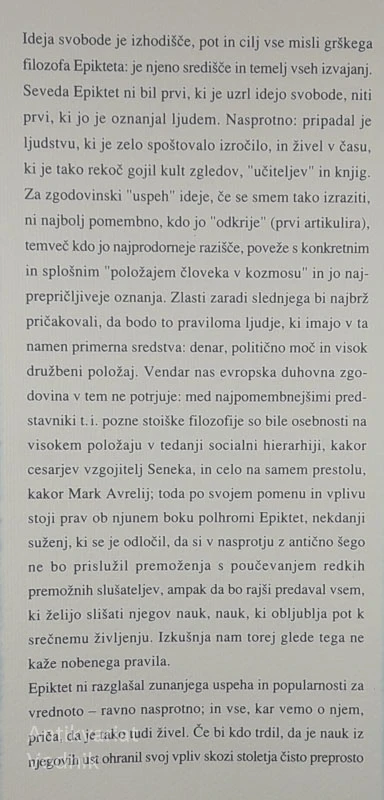 EPIKTET, IZBRANE DIATRIBE IN PRIROČNIK
