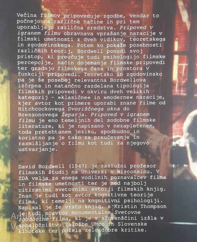 PRIPOVED V IGRANEM FILMU, David Bordwell