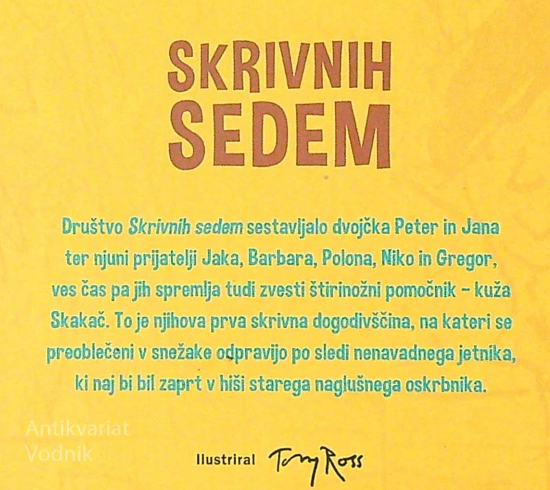 SKRIVNIH SEDEM, Enid Blyton