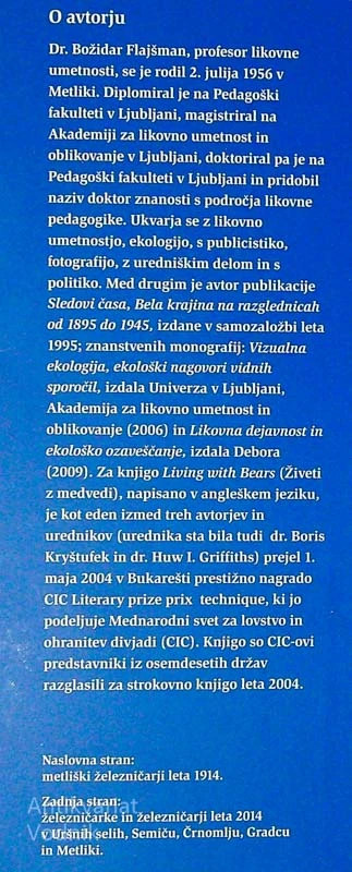 100 LET BELOKRANJSKE ŽELEZNIŠKE PROGE NA RAZGLEDNICAH, dr. Božidar Flajšman