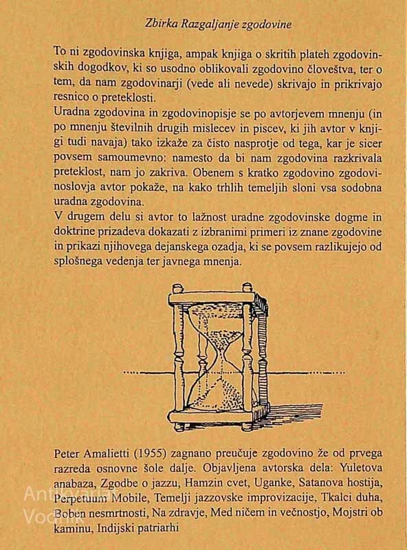 SLAČILNICA ZGODOVINE, Peter Amalietti