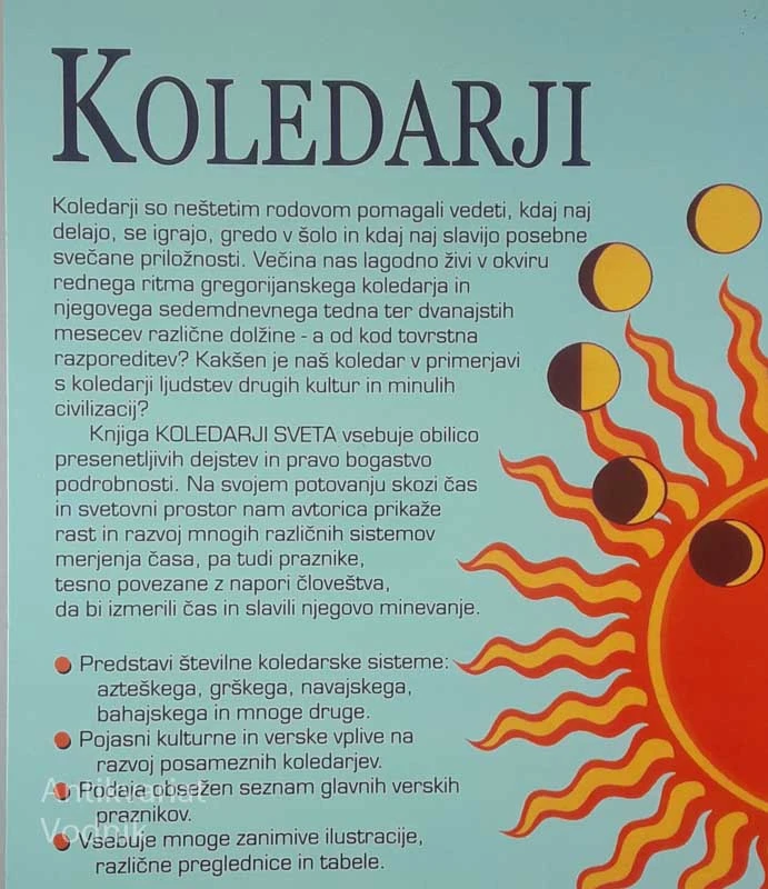 KOLEDARJI SVETA; Pregled koledarjev in načinov praznovanja, Margo Westrheim