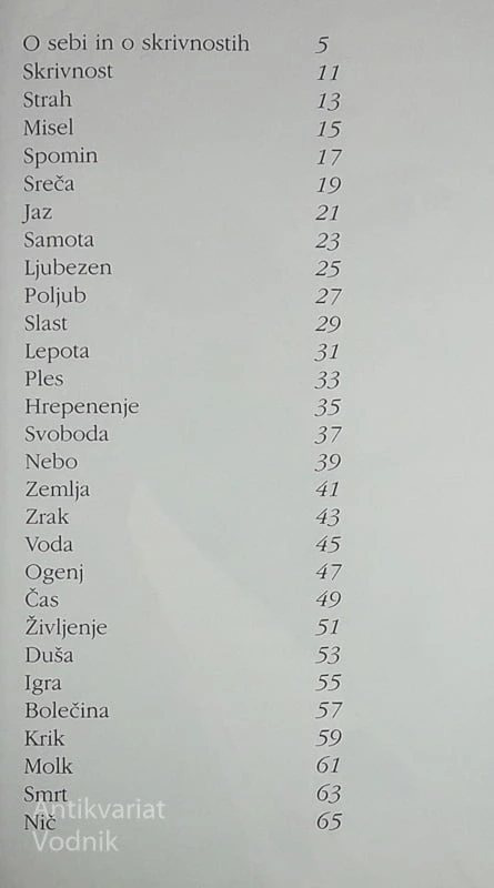 SKRIVNOSTI, Niko Grafenauer