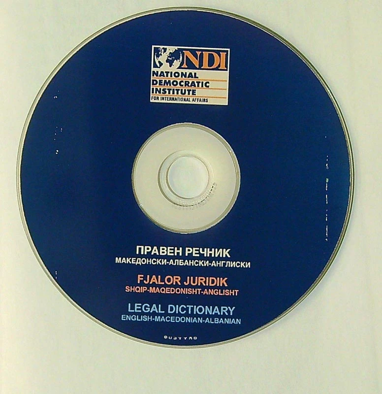 LEGAL DICTIONARY; ENGLISH-MACEDONIAN-ALBANIAN