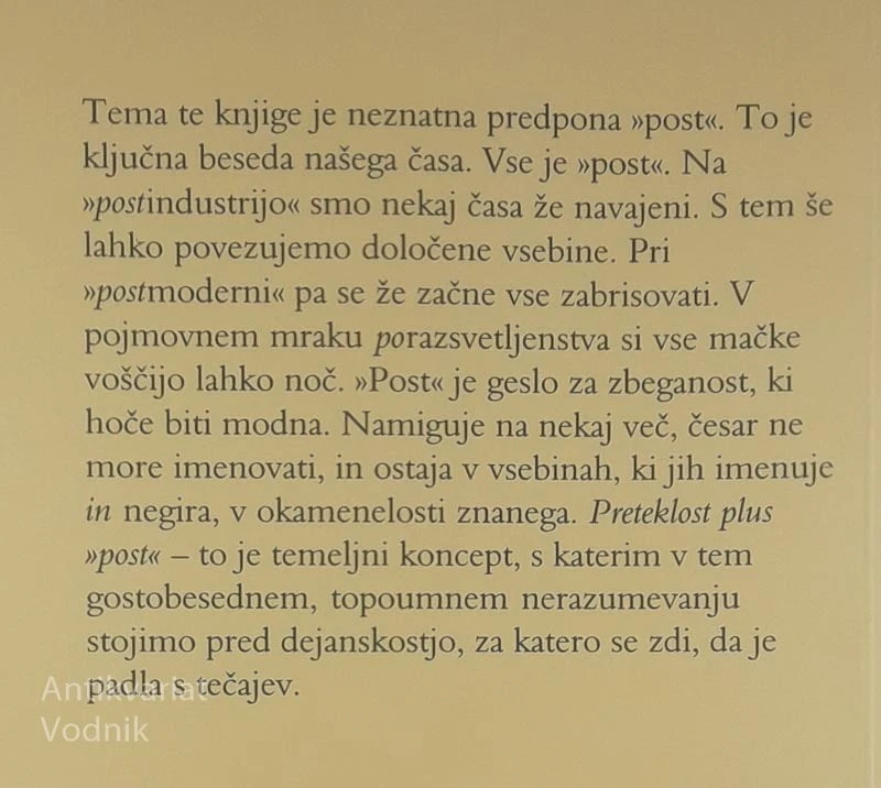 DRUŽBA TVEGANJA; NA POTI V NEKO DRUGO MODRENO, Ulrich Beck