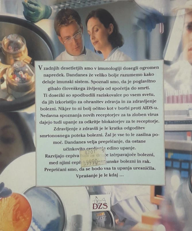 TEMELJI IMUNOLOGIJE, Marjan Vozelj