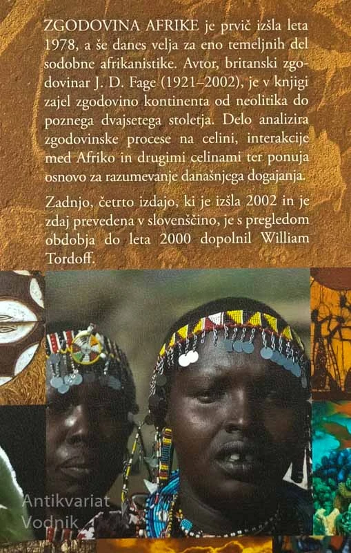 ZGODOVINA AFRIKE, J. D. Fage in W. Tordoff