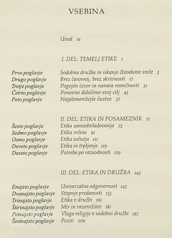 ETIKA ZA NOVO TISOČLETJE