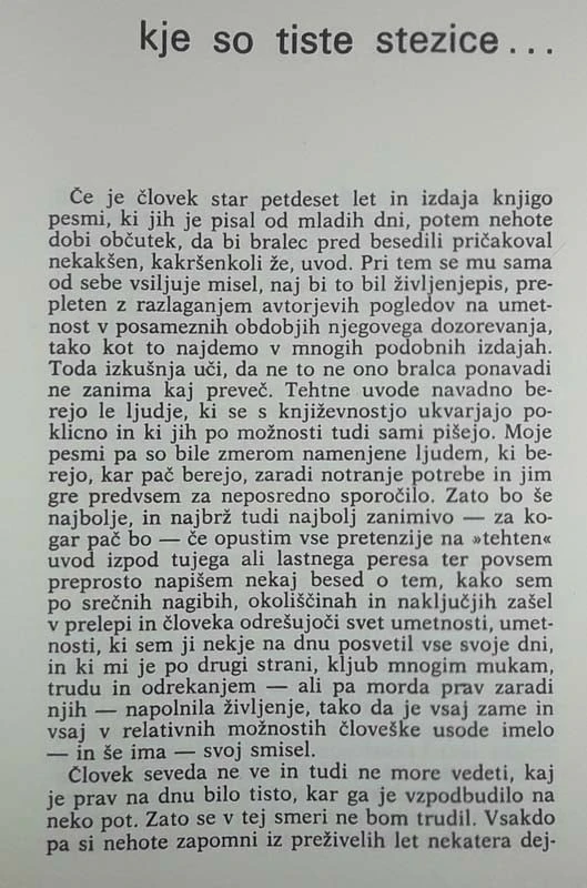 STATVE ŽIVLJENJA, Janez Menart