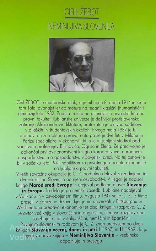 NEMINLJIVA SLOVENIJA, Ciril Žebot