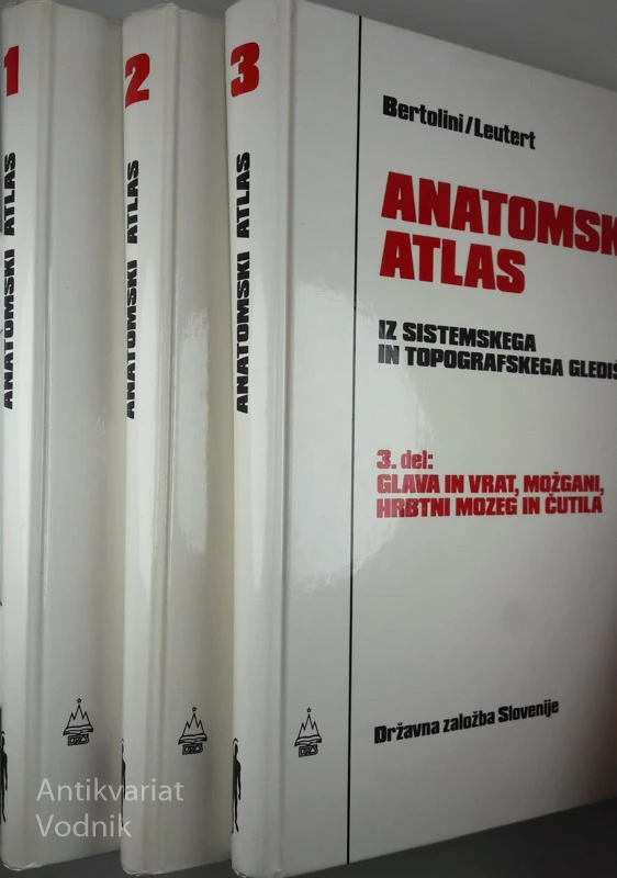 ANATOMSKI ATLAS IZ SISTEMSKEGA IN TOPOGRAFSKEGA GLEDIŠČA, 3. deli, Bertolini & Leutert