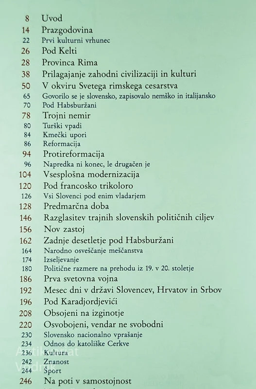 SLOVENIJA; POGLED NA NJENO ZGODOVINO, Stane Granda