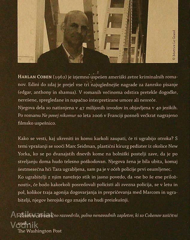 ENA SAMA PRILOŽNOST, Harlan Coben