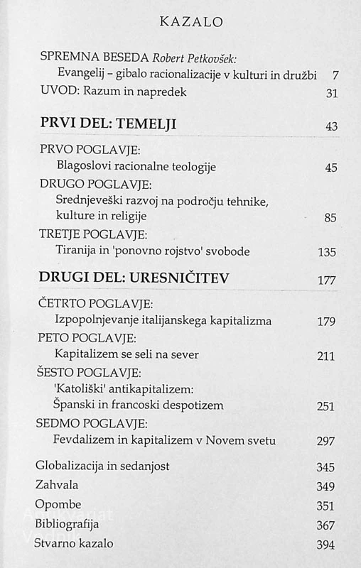 ZMAGOSLAVJE RAZUMA, Rodney Stark