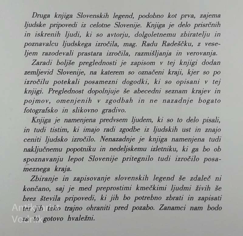 SLOVENSKE LEGENDE 2, Rado Radešček