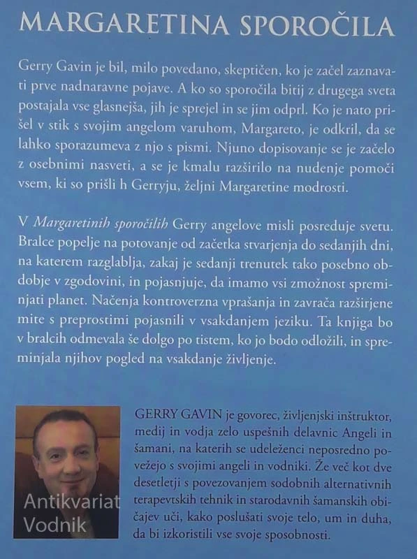 MARGARETINA SPOROČILA, Gerry Gavin