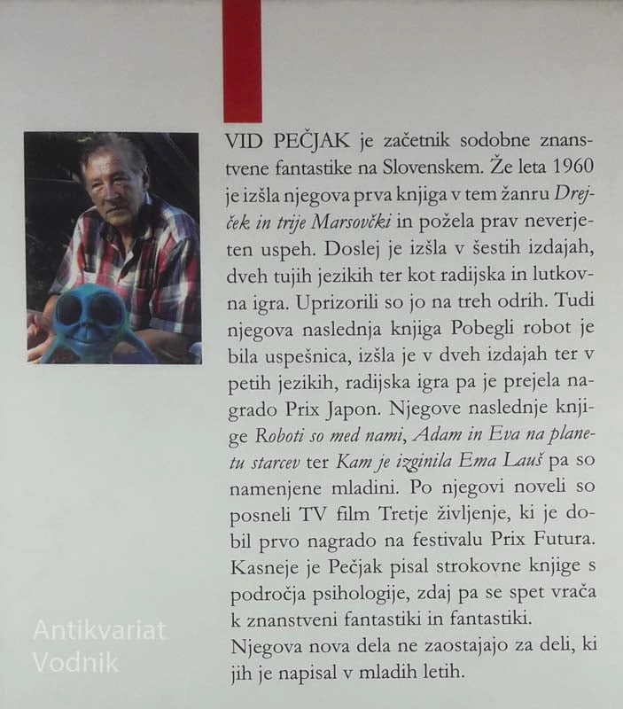 DOKTOR ŽIVIH IN MRTVIH, Vid Pečjak