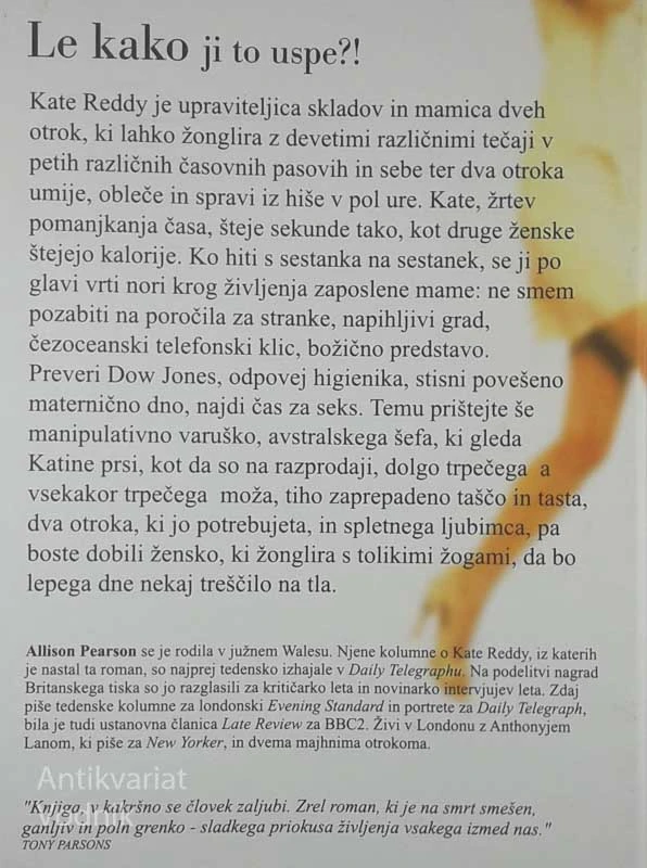 LE KAKO JI TO USPE, Allison Pearson