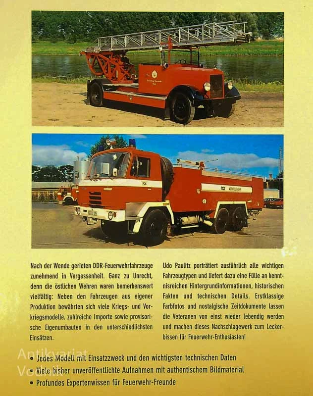 DER BILDATLAS DDR; FEUERWEHR – FAHRZEUGE, Udo Paulitz