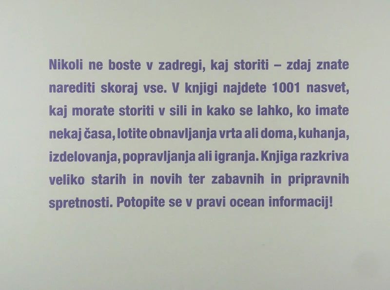 KAKO NAREDITI SKORAJ VSE, Rider’s Digest