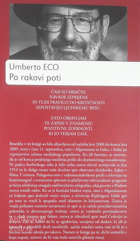 PO RAKOVI POTI, Umberto Eco