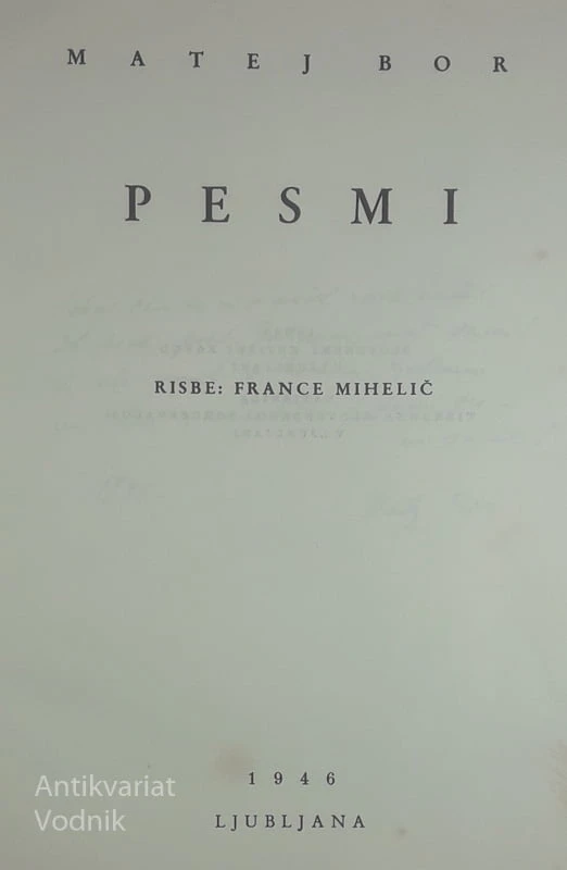 PESMI, Matej Bor