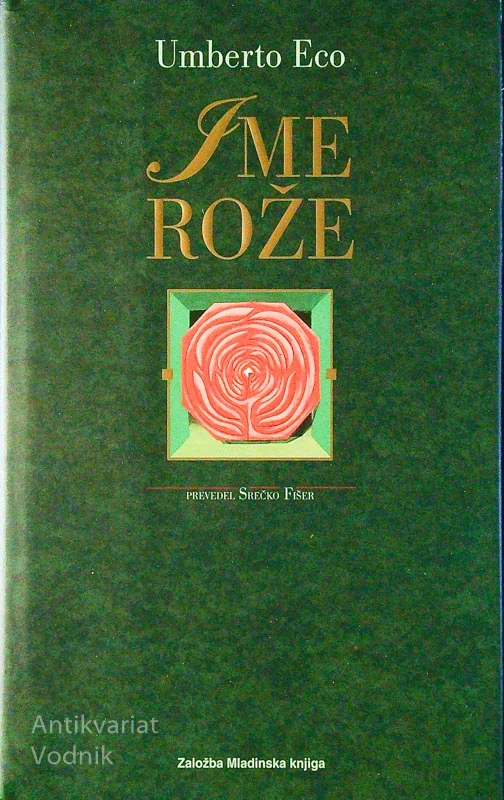 IME ROŽE, Umberto Eco
