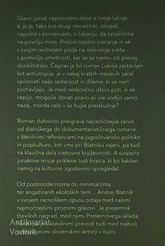 LUKNJE, Andrej Blatnik
