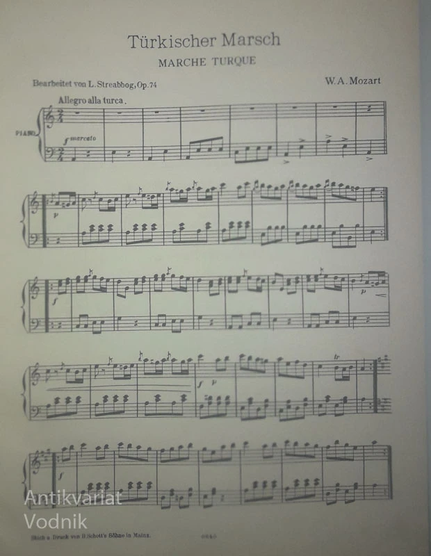 DIVERTISSEMENT, W. A. Mozzart