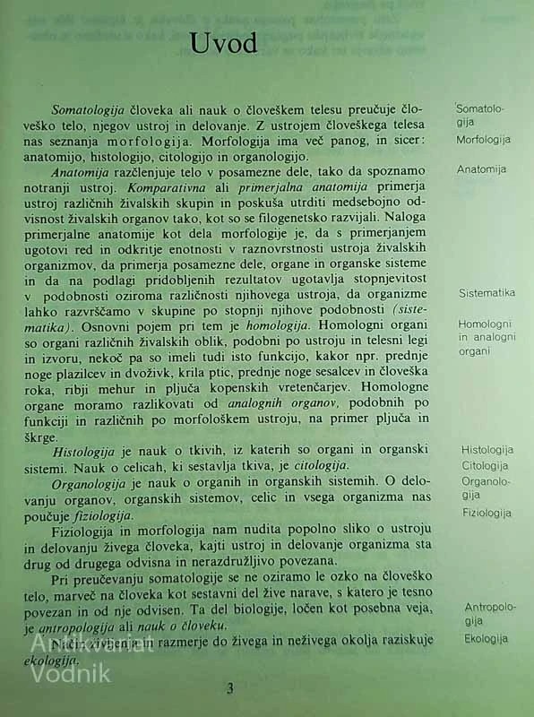 SOMATOLOGIJA S PRIMERJALNO ANATOMIJO, Ivan Krečič in Majda Ramovš