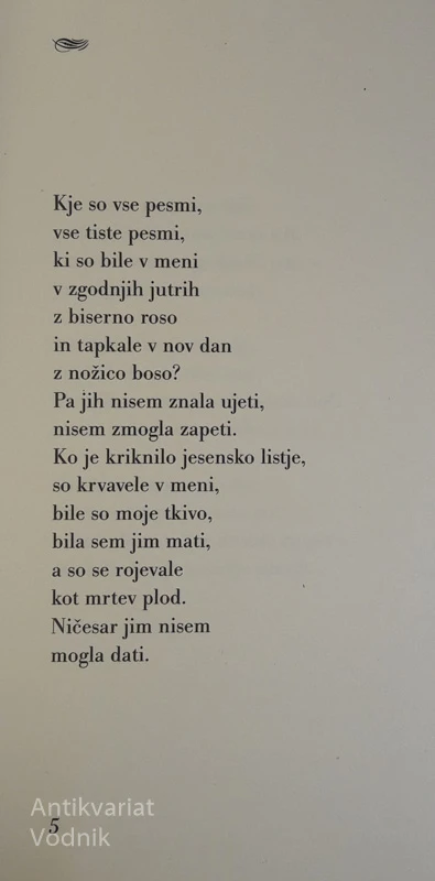 KOSMI PERJE, Lojzka Špacapan