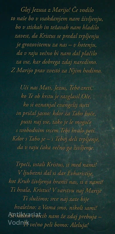 OZRL SE JE NA NIZKOST SVOJE DEKLE; ODSVIT BLAŽENOSTI REDA SVETE KLARE