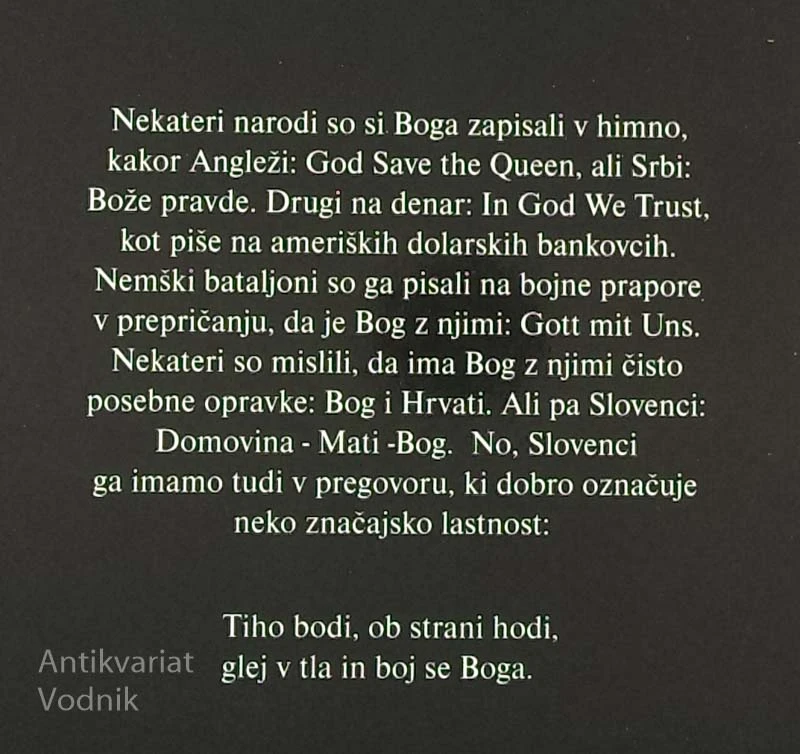 DUŠA EVROPE, Drago Jančar