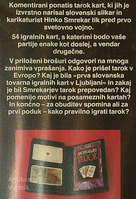 SMREKARJEV TAROK, ilustriral Hinko Smrekar (ponatis)