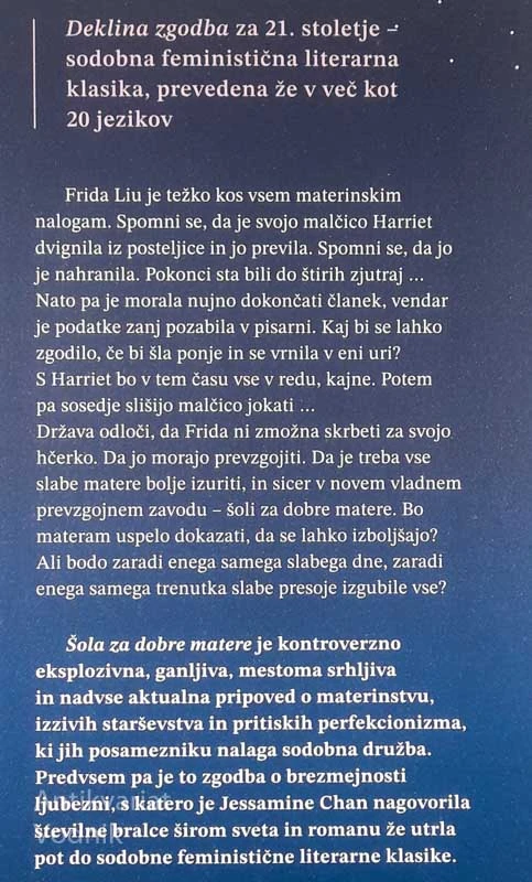 ŠOLA ZA DOBRE MATERE, Jessamine Chan