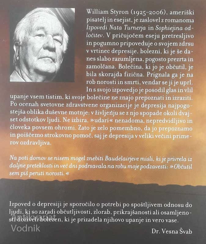 VIDNA TÈMA; IZPOVED O DEPRESIJI, William Styron