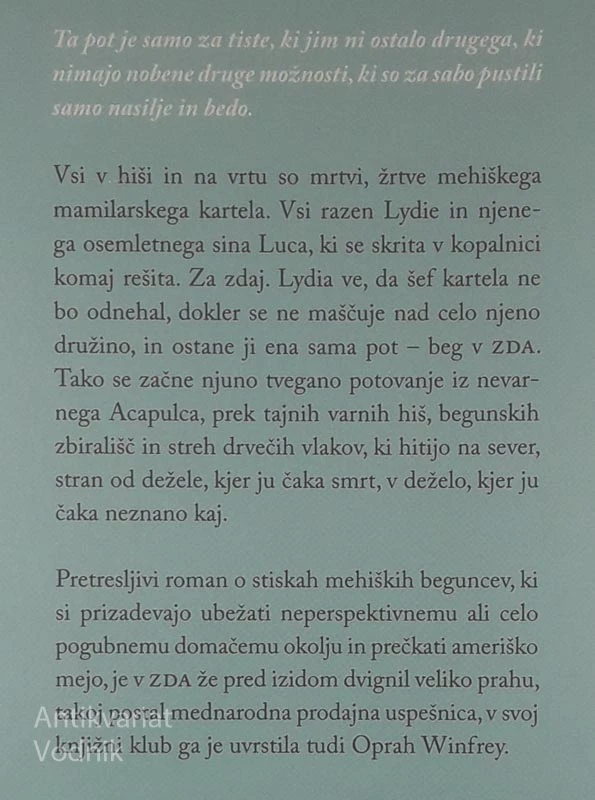 AMERIŠKA TLA, Jeanine Cummins