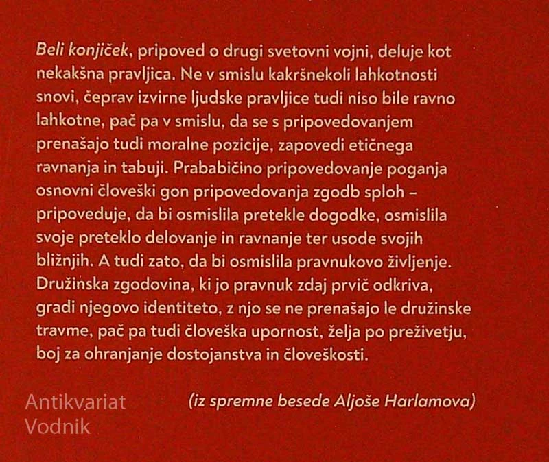 BELI KONJIČEK, Sebastijan Pregelj