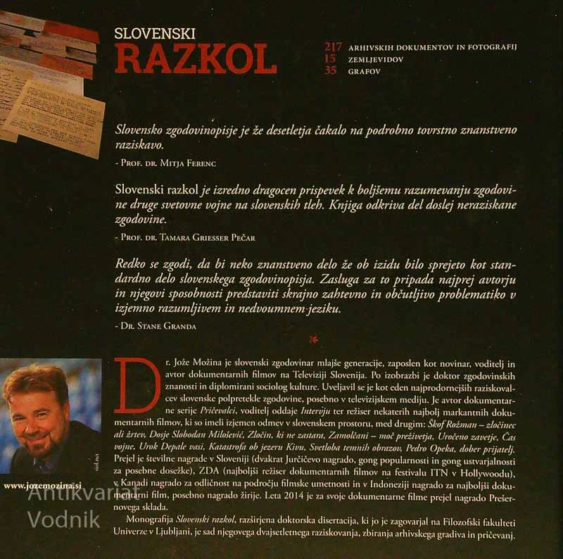 SLOVENSKI RAZKOL, Jože Možina