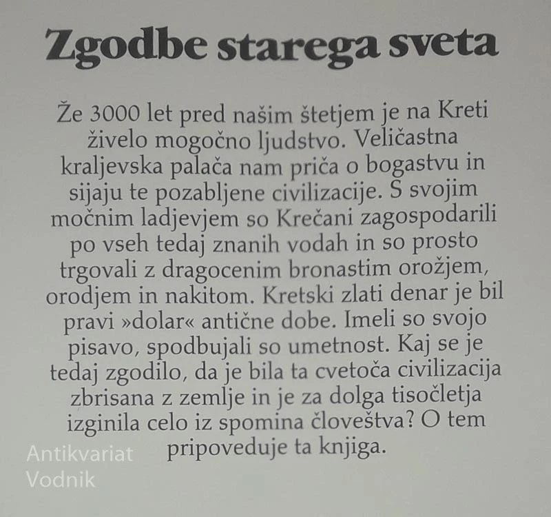 KRETA; ZGODBE STAREGA SVETA, Piero ventura in Gian Paolo Ceserani
