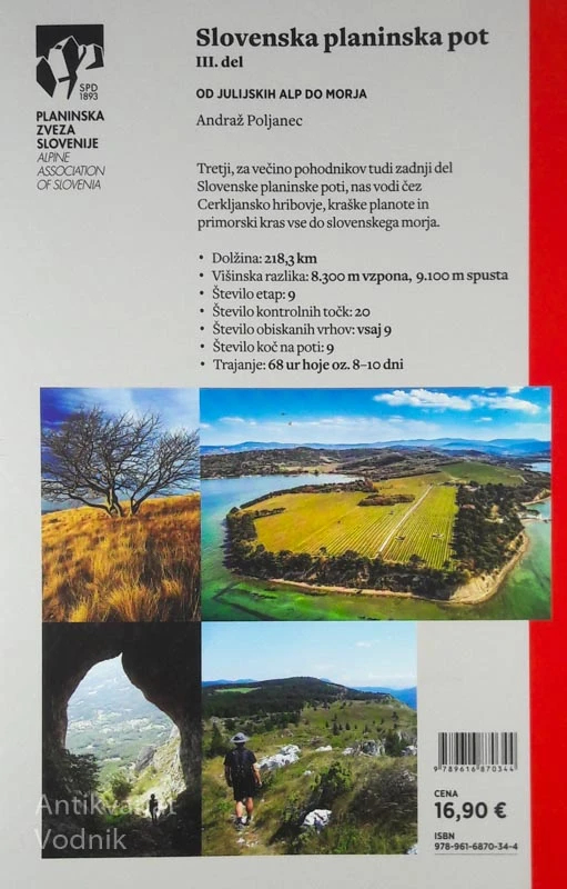 SLOVENSKA PLANINSKA POT, I., II. in III. del