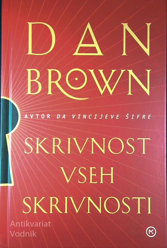 SKRIVNOST VSEH SKRIVNOSTI, Dan Brown