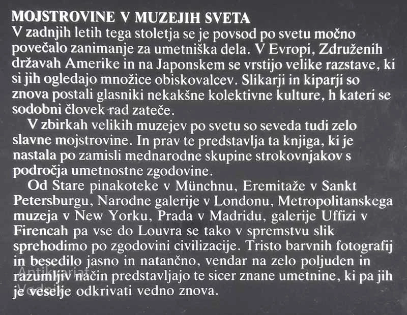 MOJSTROVINE V MUZEJIH SVETA