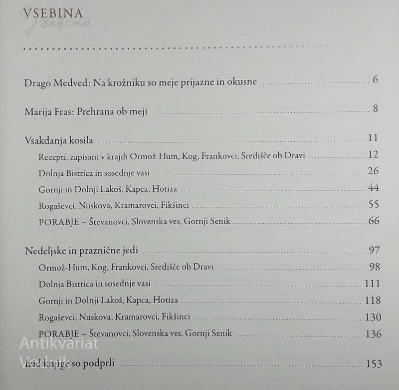 KULINARIČNE DOBROTE PRLEKIJE, PREKMURJA IN PORABJA, Marija Fras