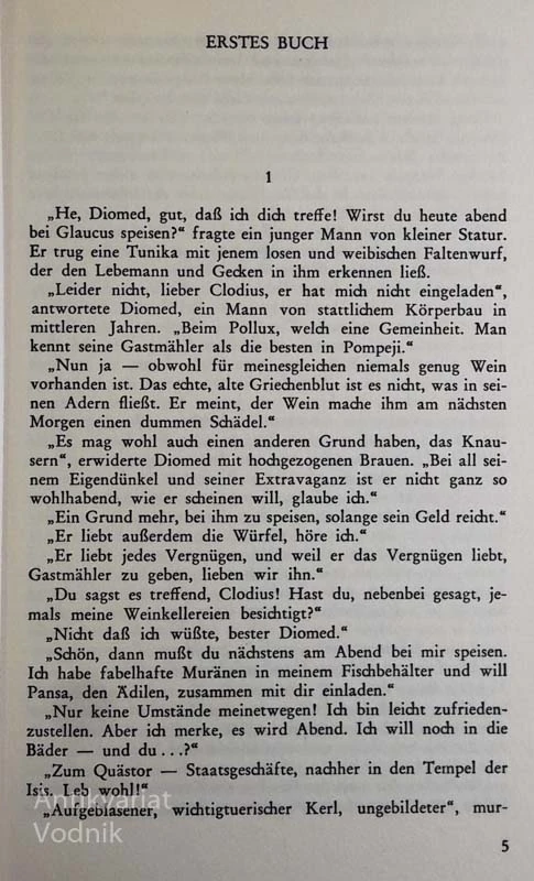 DIE LETZTEN TAGE VON POMPEJI, Lytton Bulwer