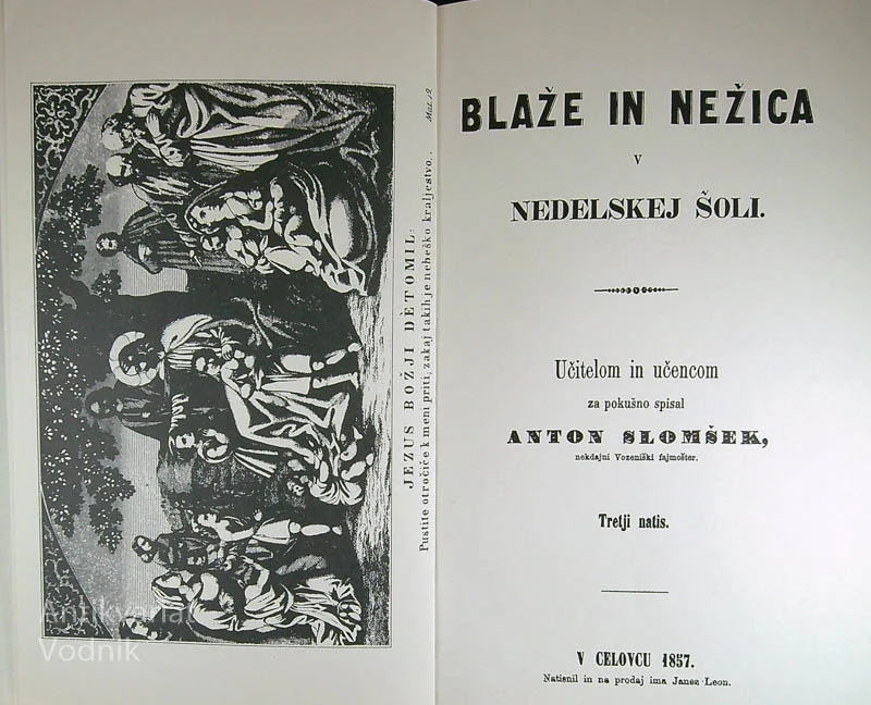 BLAŽE IN NEŽICA V NEDELSKEJ ŠOLI, Anton Slomšek