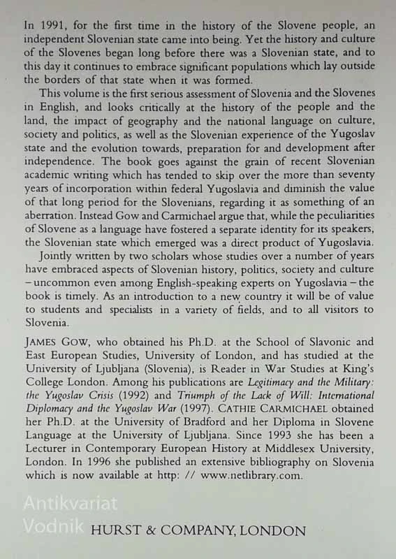 SLOVENIA AND THE SLOVENES, James Gow in Cathie Carmichael