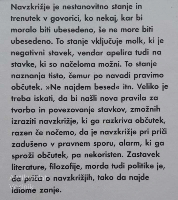 NAVZKRIŽJE, Jean – Francois Lyotard – Psilosophica