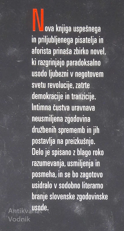 O REVOLUCIJI IN O SMRTI, Žarko Petan